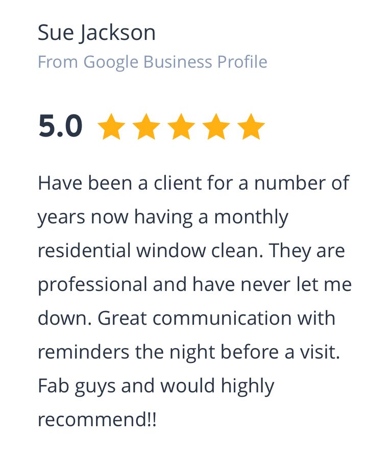 Outstanding client review for Aquatek from residential client in Egham